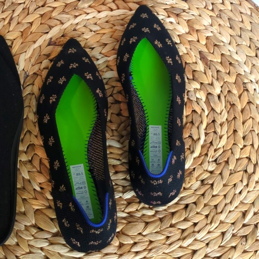 NIB Rothys The Point II Daisy Sparkle - Picture 9 of 14